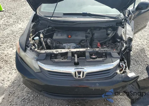2012 Honda Civic Lx z USA, uszkodzony, nr VIN 2HGFB2F5XCH567126